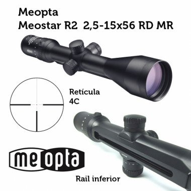 Visor Meopta Meostar R2  2,5-15x56  RD/MR - 4C